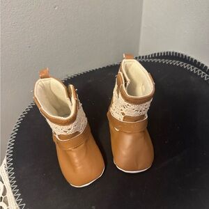 Luvable Friends Crochet Lace Boots